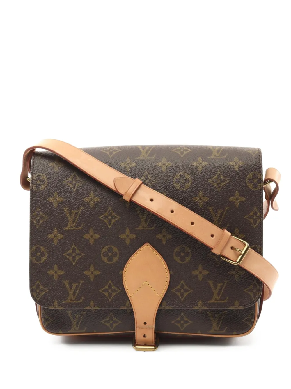 1991 Cartesier GM monogram shoulder bag