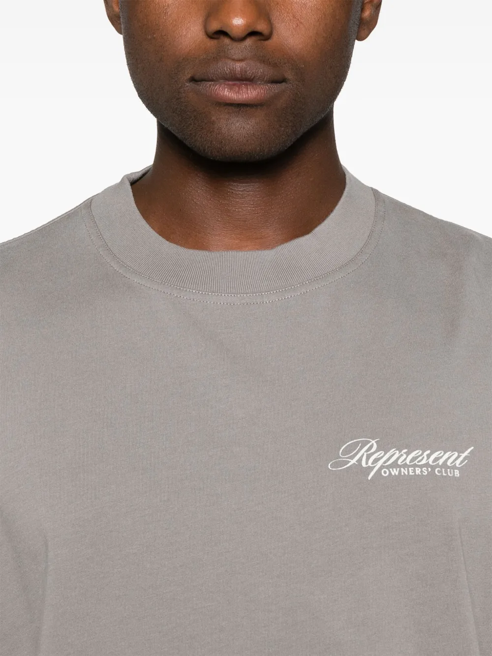 Represent Katoenen T-shirt Grijs
