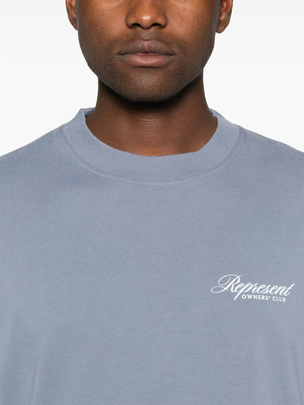 Represent Katoenen T-shirt Blauw