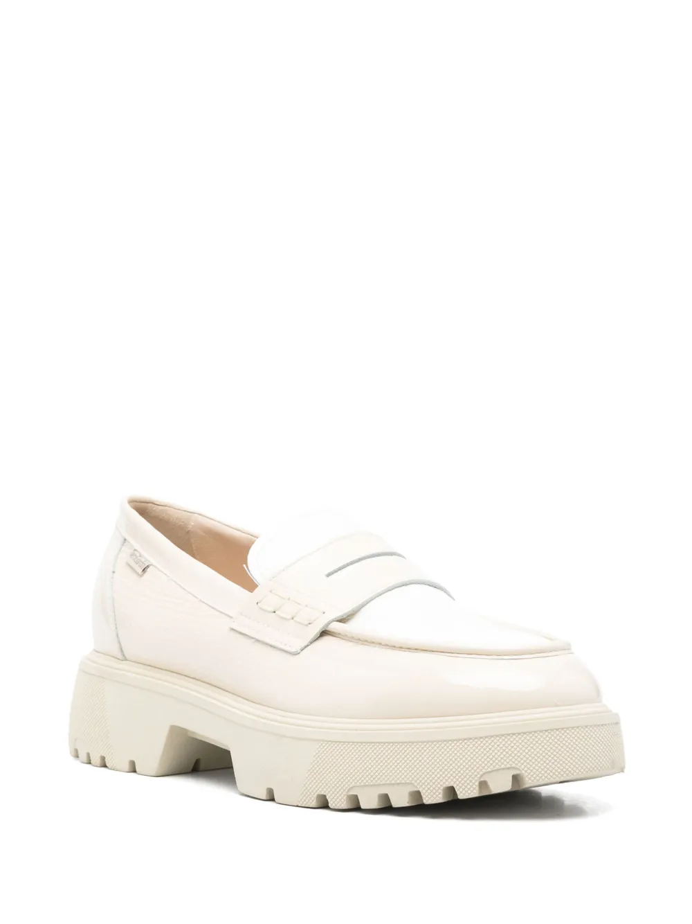 NeroGiardini 40mm leather loafers - Beige