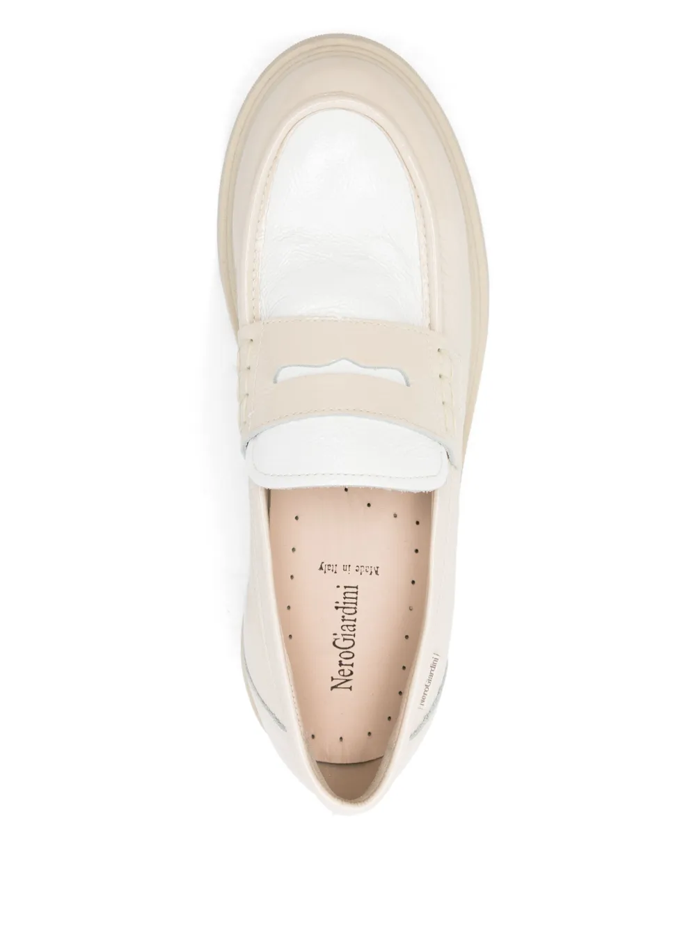 NeroGiardini 40mm leather loafers Neutrals