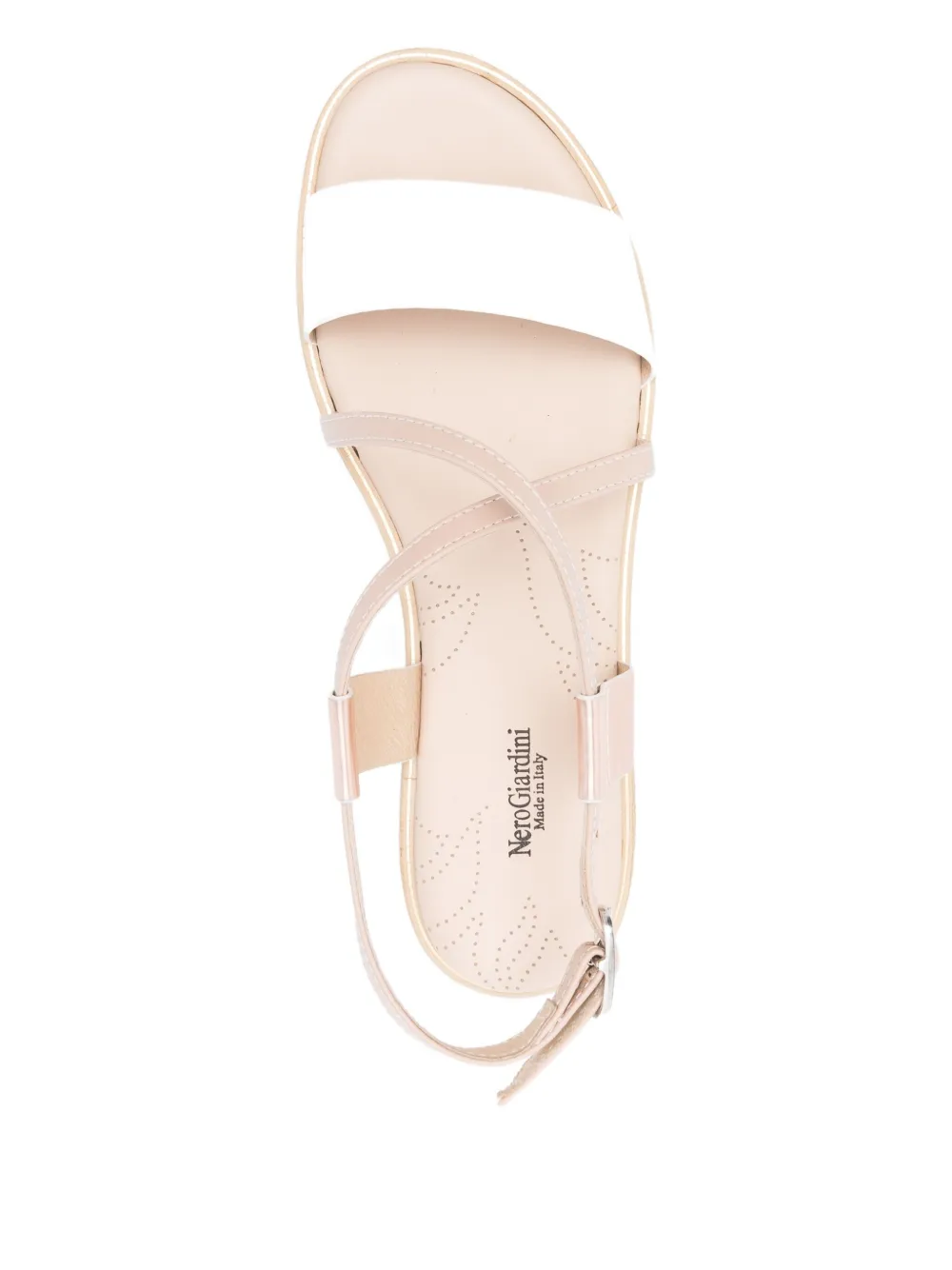 Nerogiardini Leather Ankle-strap Sandals In White