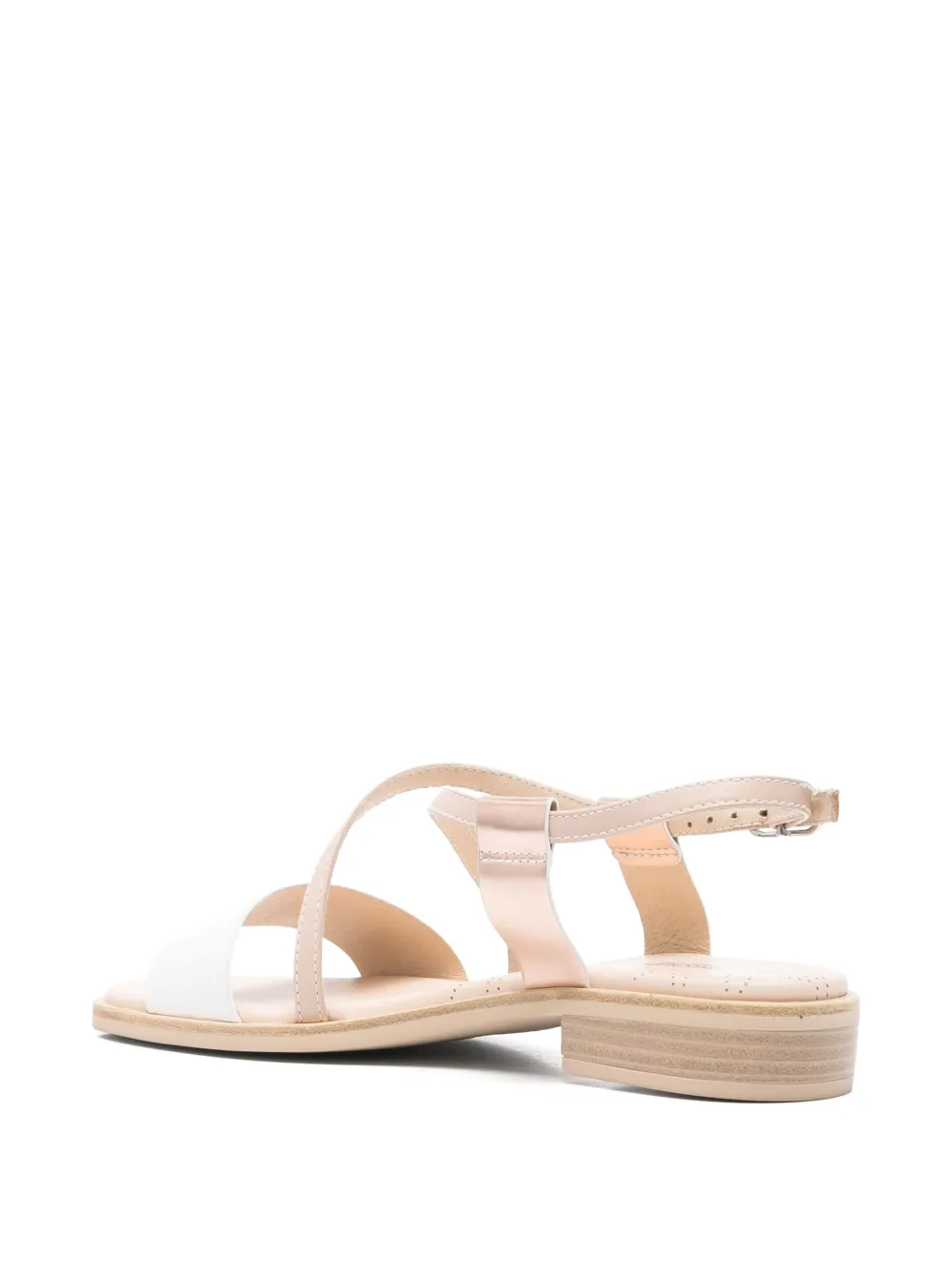 Nerogiardini Leather Ankle-strap Sandals In White