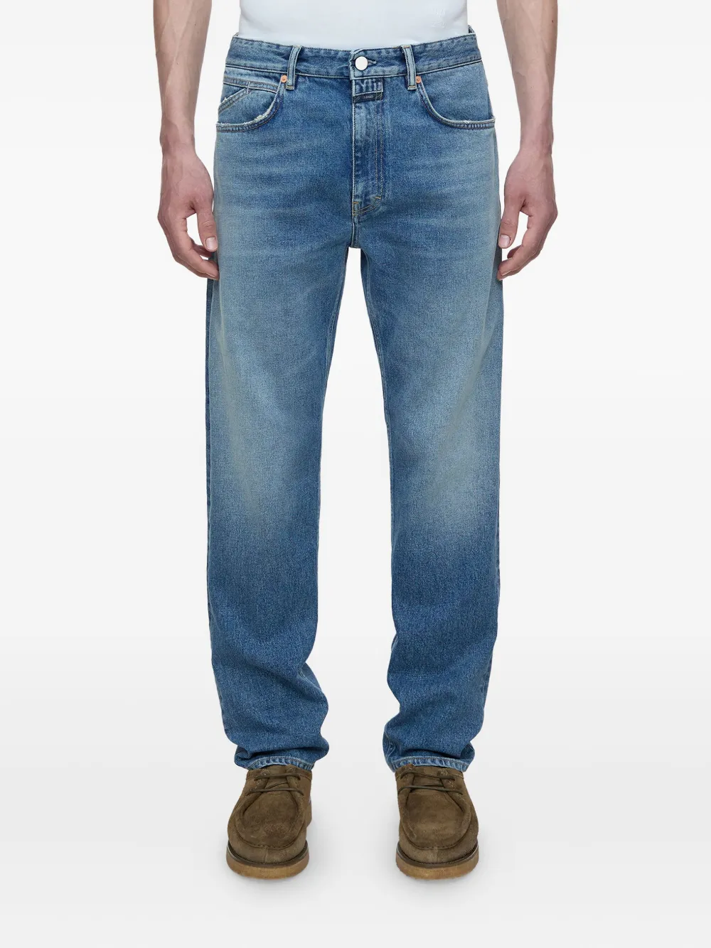 Closed Stretch-katoenen jeans Blauw