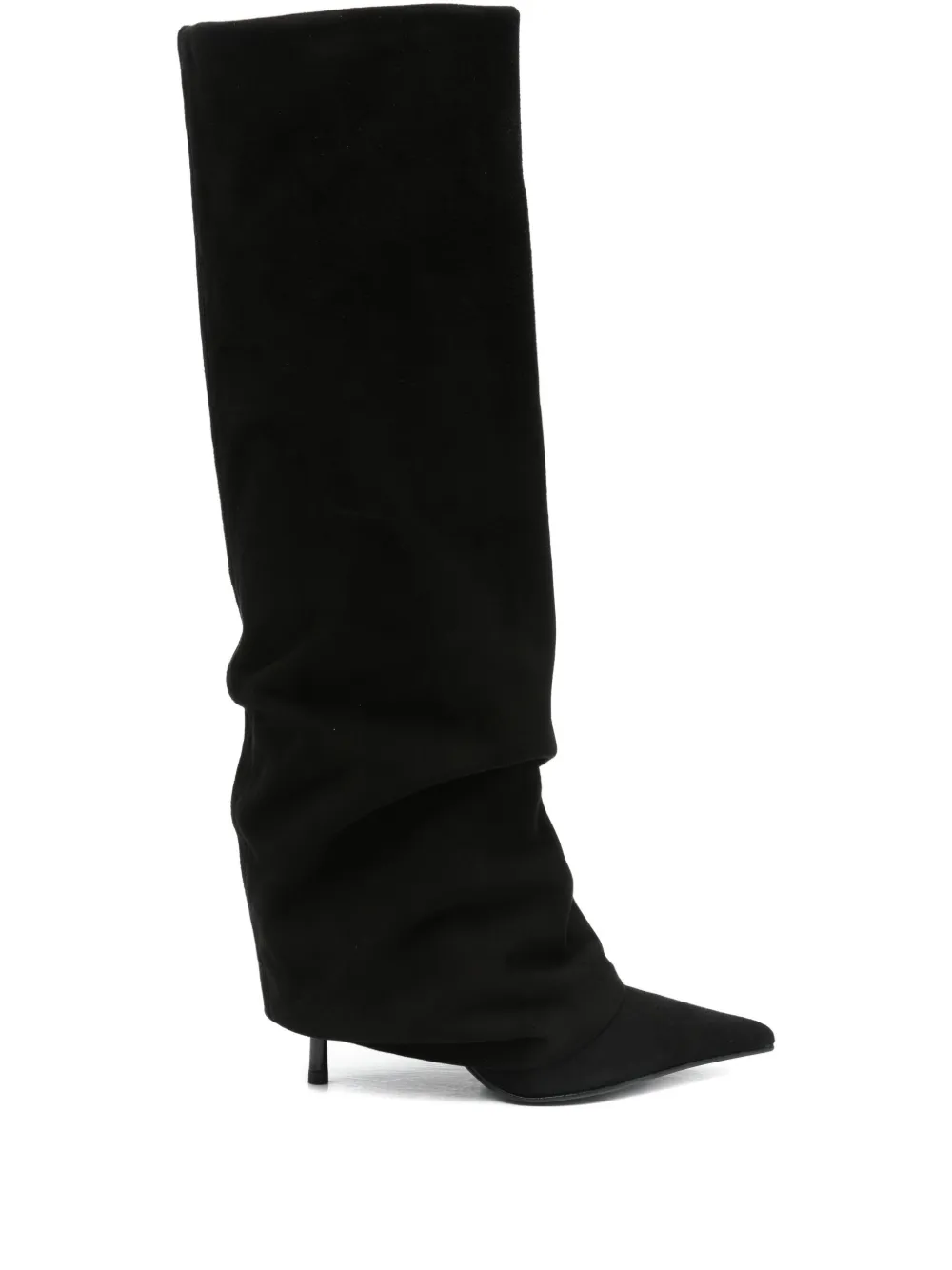 Le Silla 90mm suede knee boots Black