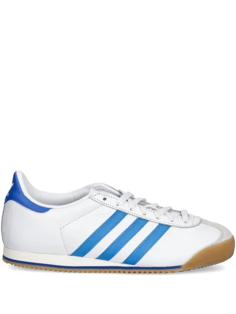 adidas K74 leather three-stripe sneakers