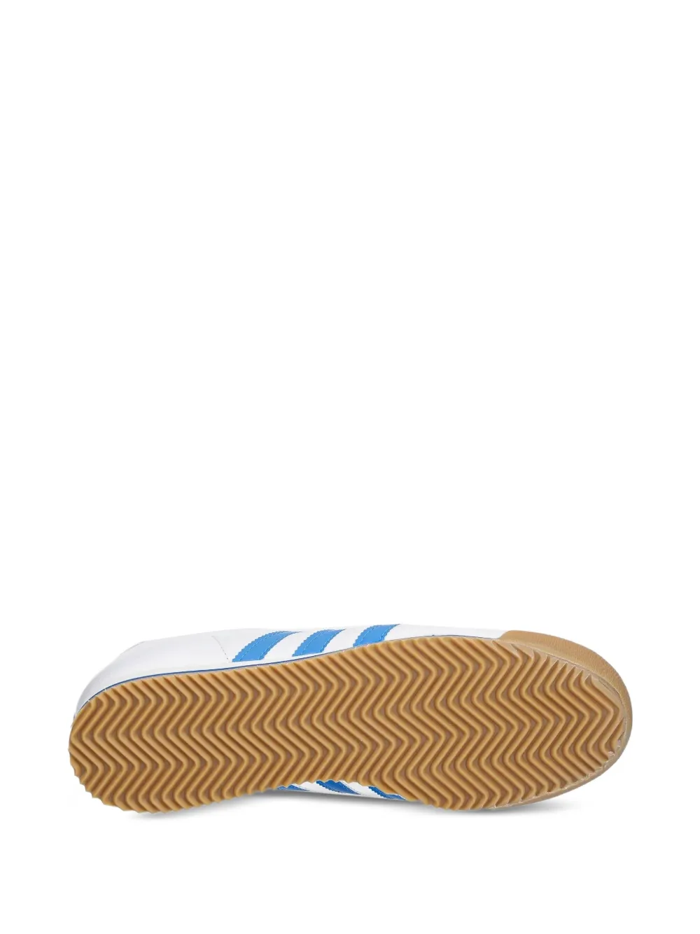 adidas K74 leather three-stripe sneakers Wit
