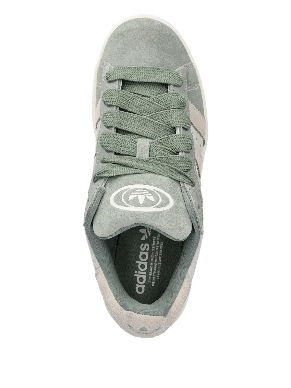 adidas Campus sneakers met suède vlakken Groen