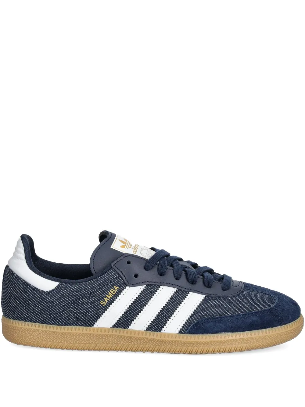 adidas Samba three-stripe sneakers Blauw
