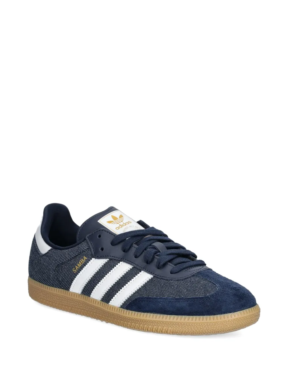 adidas Samba three-stripe sneakers Blauw