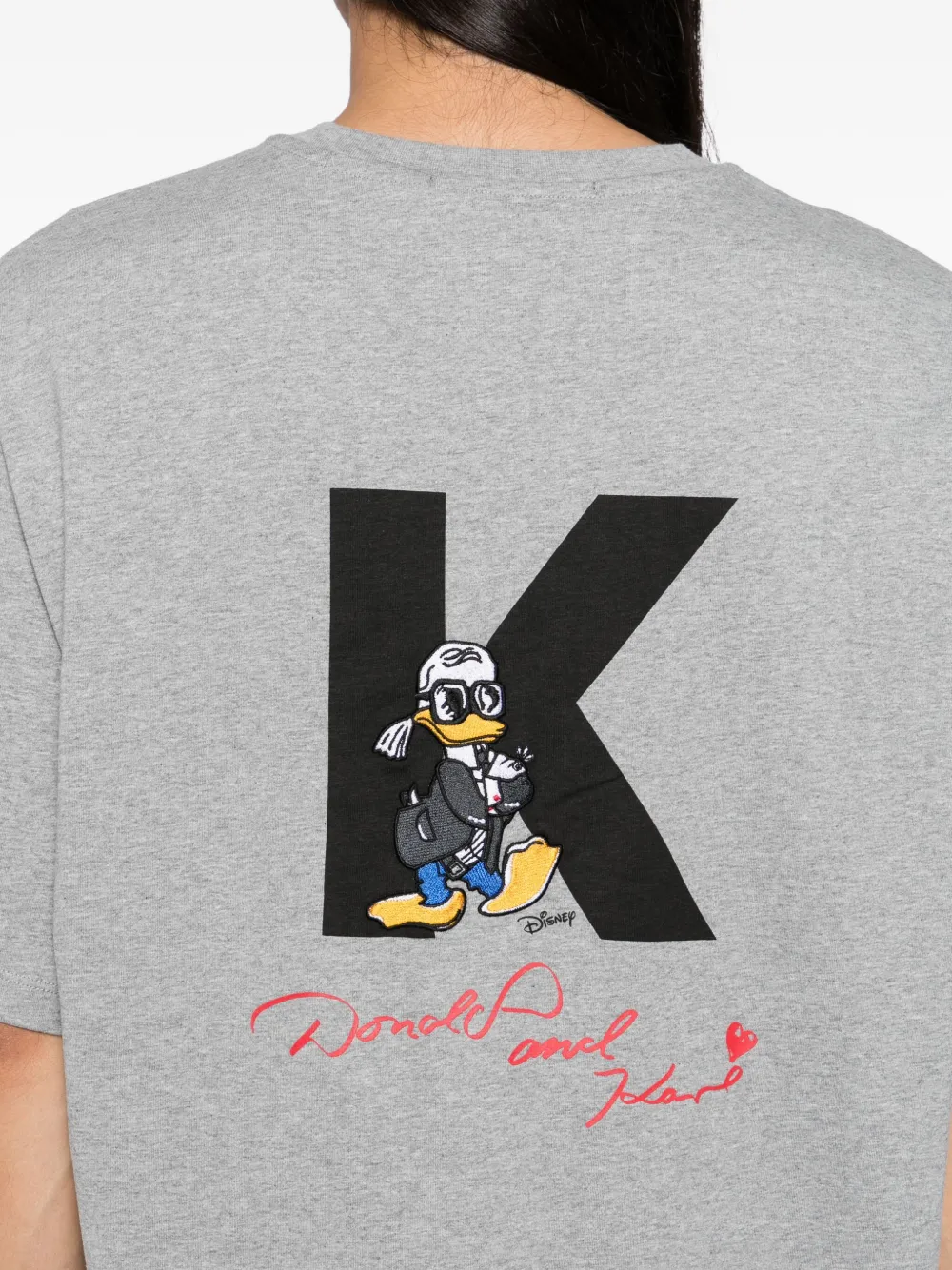 Karl Lagerfeld x Disney K T-shirt Grijs