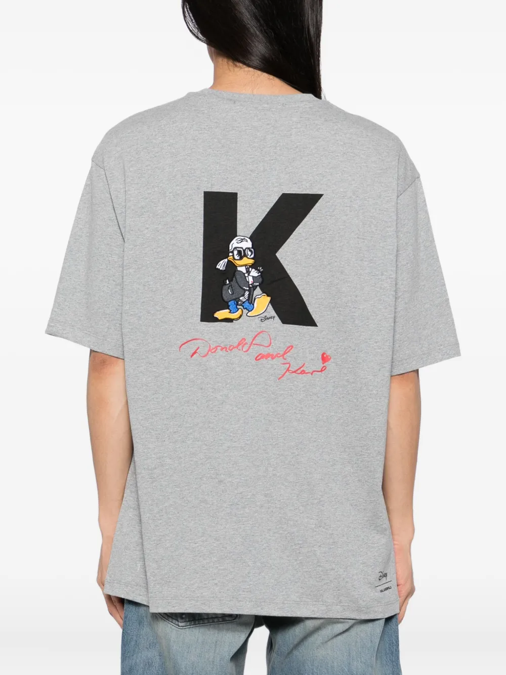Karl Lagerfeld x Disney K T-shirt Grijs