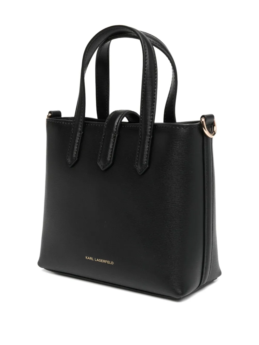 Karl Lagerfeld Kautograph mini-shopper Zwart