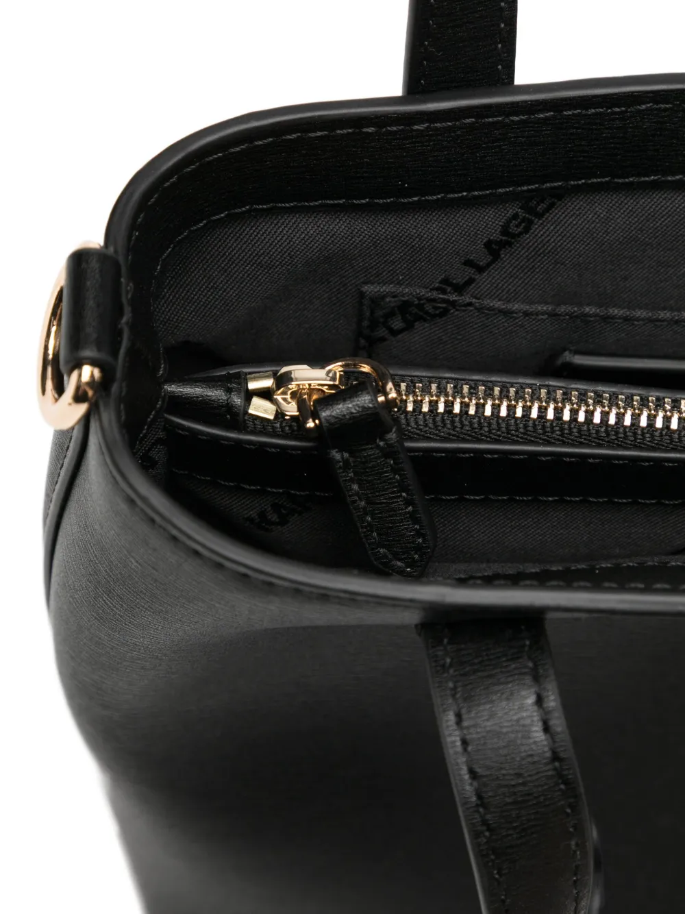 Karl Lagerfeld Kautograph mini-shopper Zwart