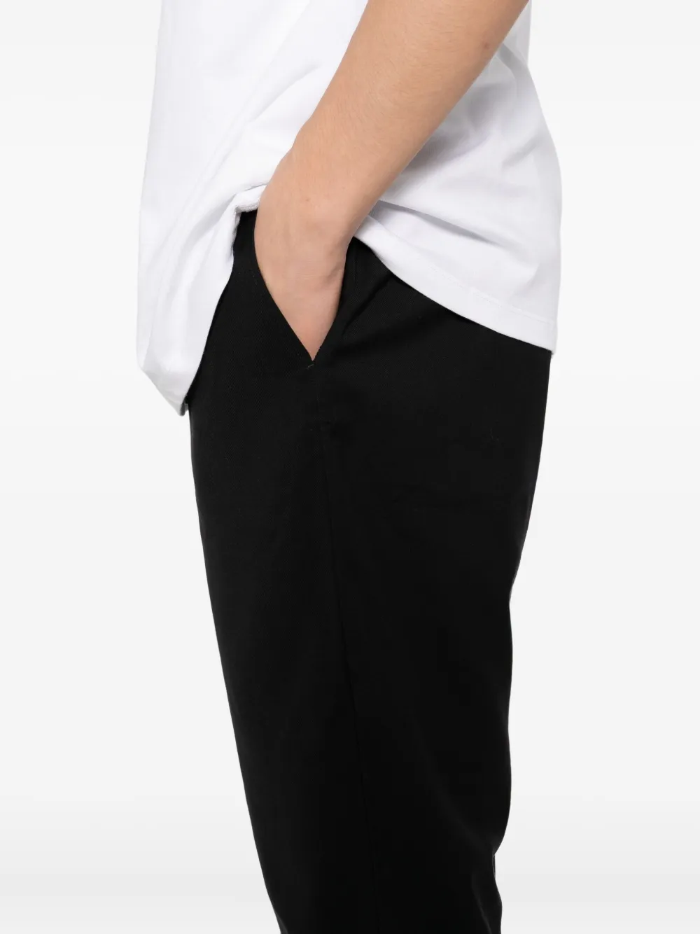 Karl Lagerfeld logo-patched pants Zwart