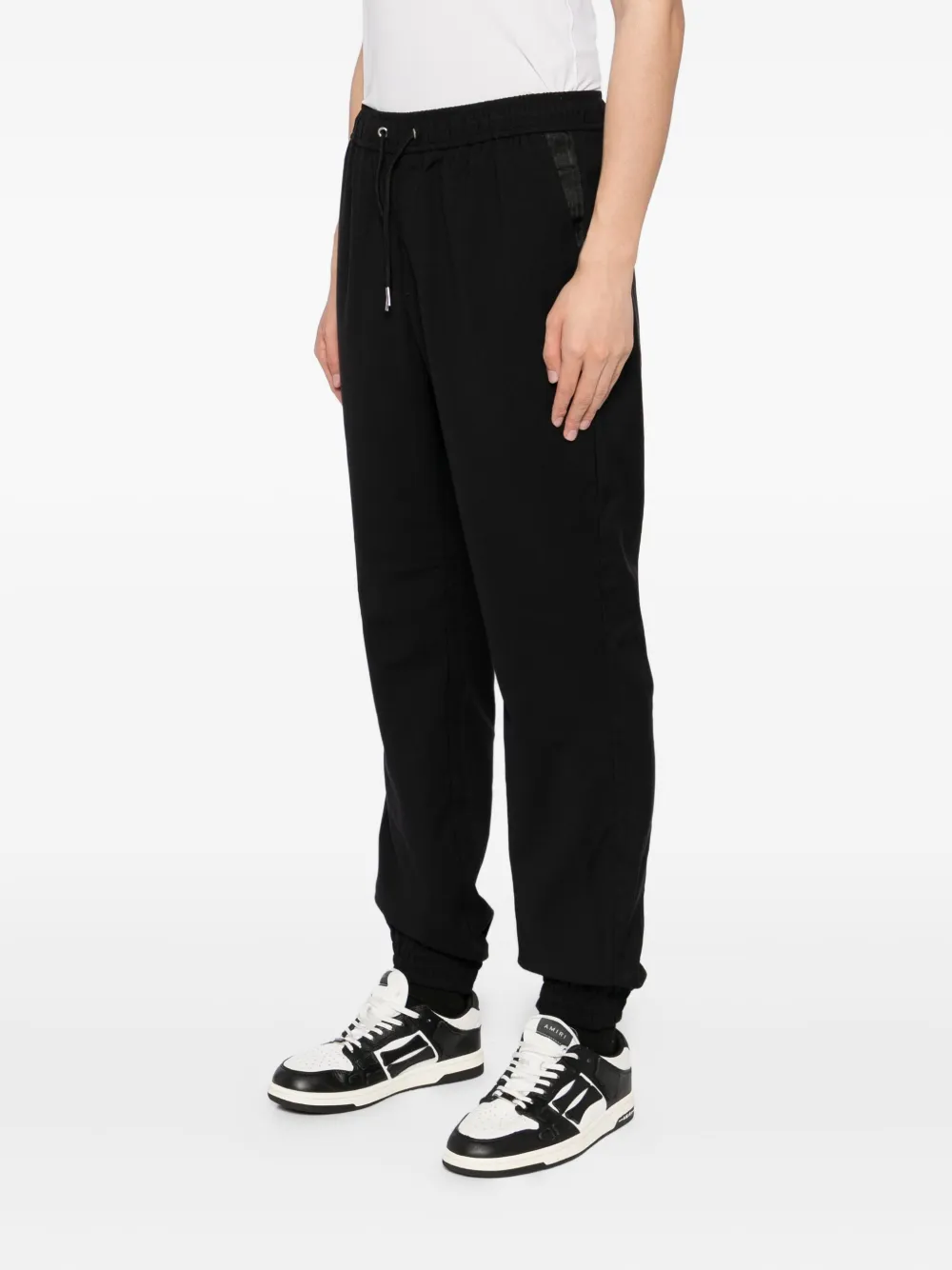 Karl Lagerfeld logo-patched pants Zwart