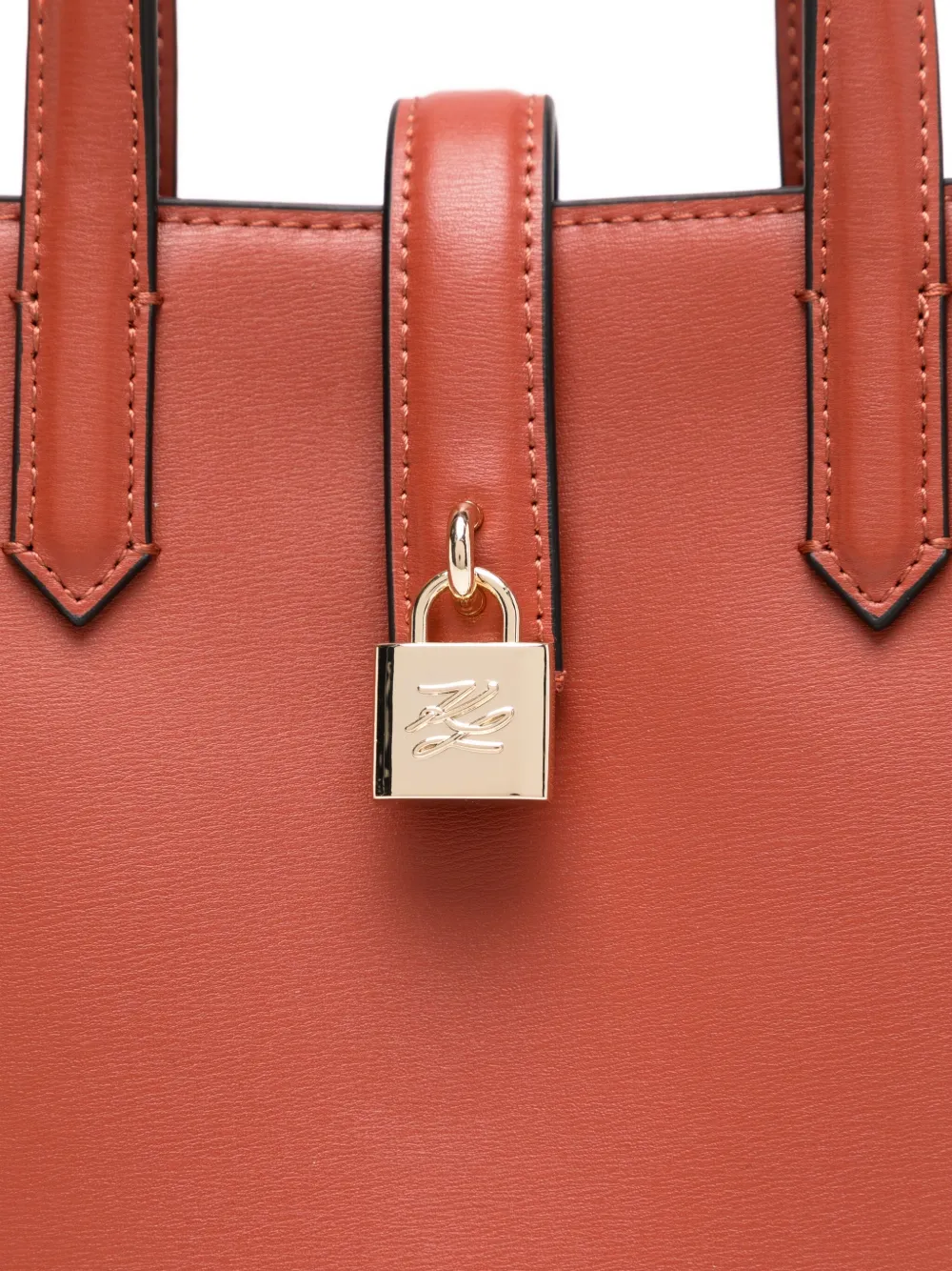 Karl Lagerfeld Kautograph mini-shopper Rood