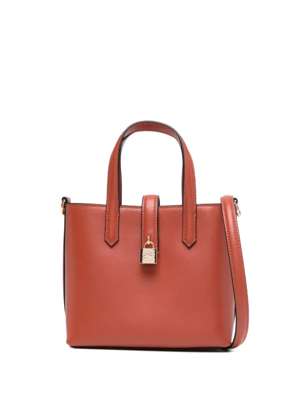 Karl Lagerfeld Mini Kautograph Tote Bag Red FARFETCH ID