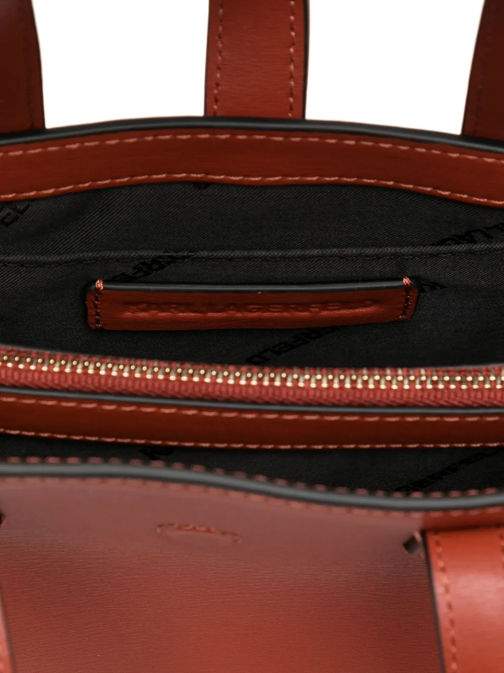 Karl Lagerfeld Kautograph mini-shopper Rood