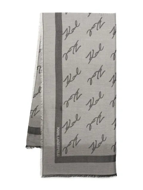 Karl Lagerfeld Ikon mongoram scarf