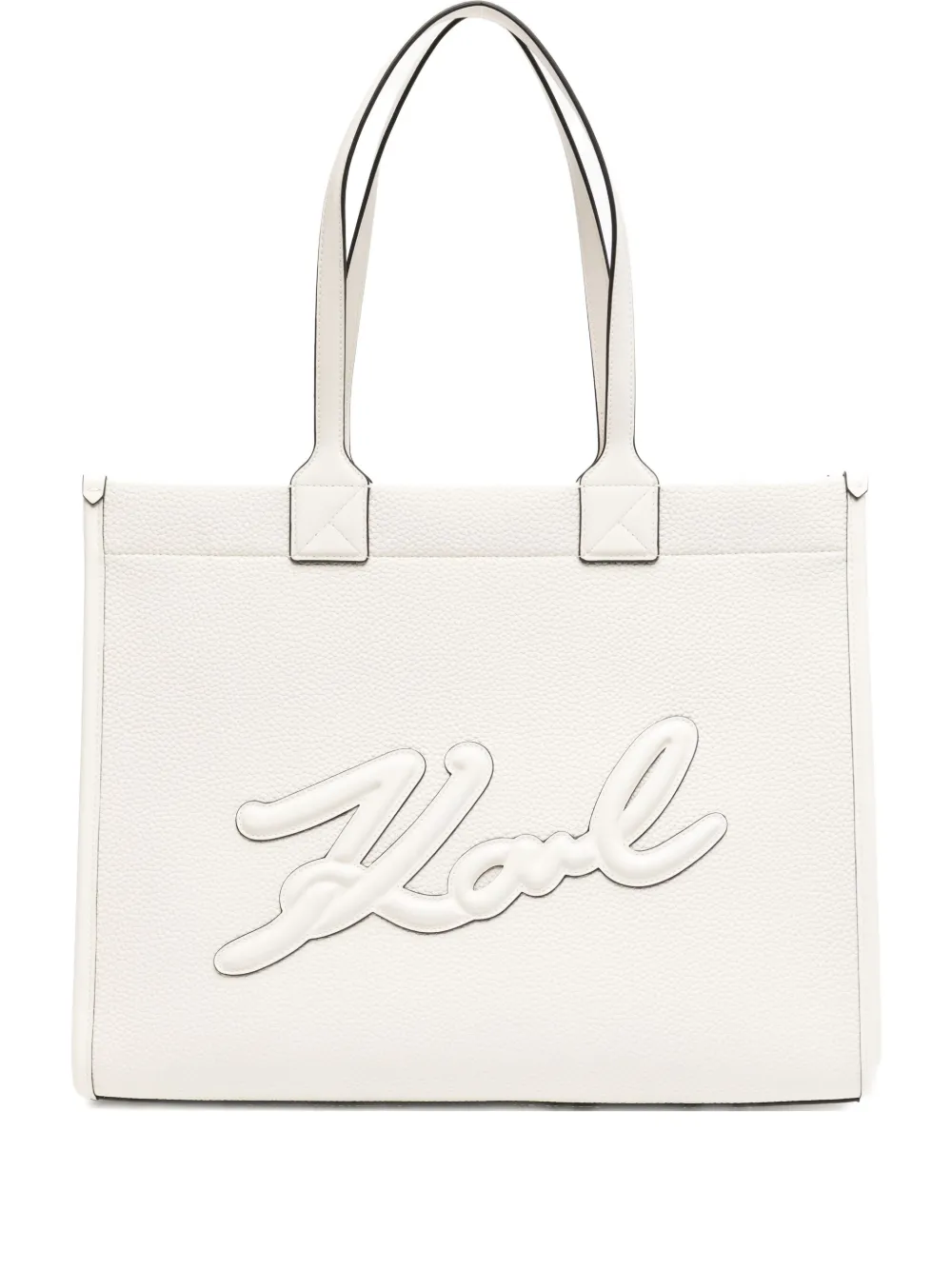 Karl Lagerfeld large Skuare tote bag Wit