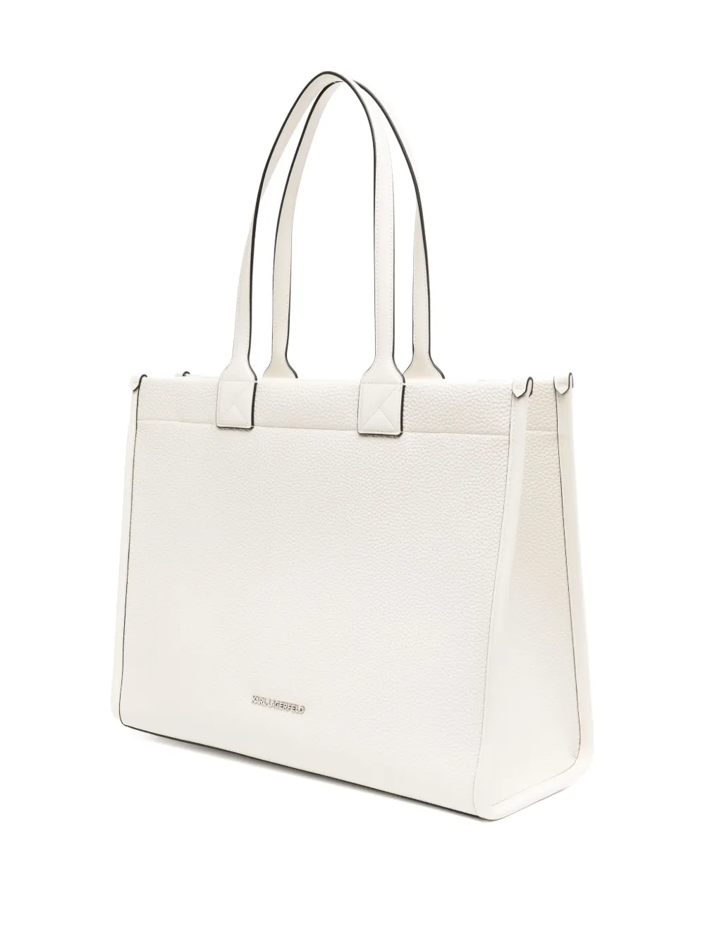 Karl Lagerfeld large Skuare tote bag Wit