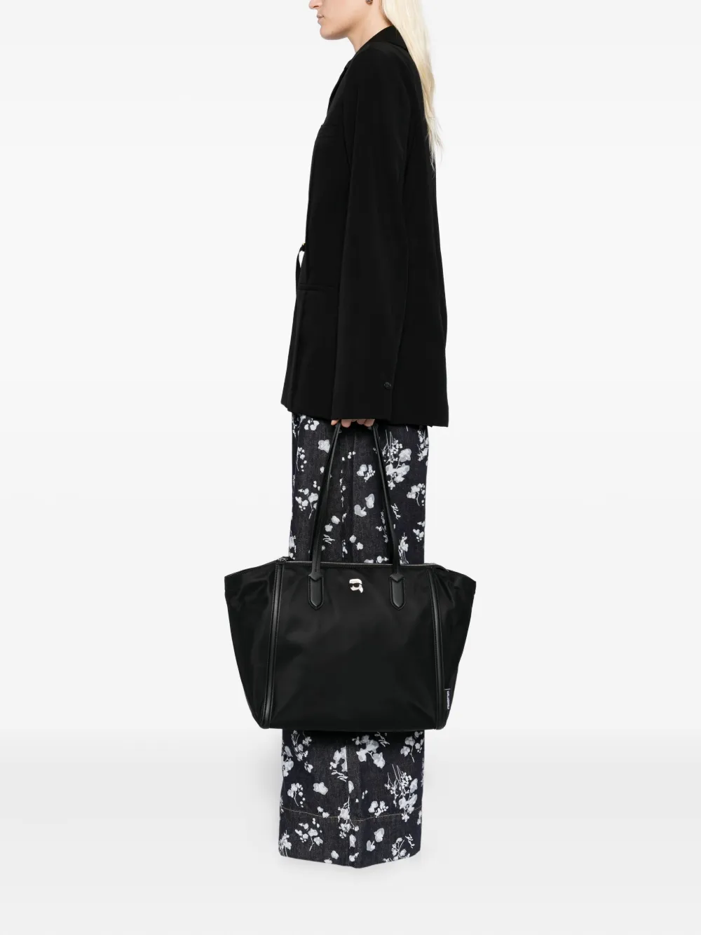 Karl Lagerfeld Ikon shopper Zwart