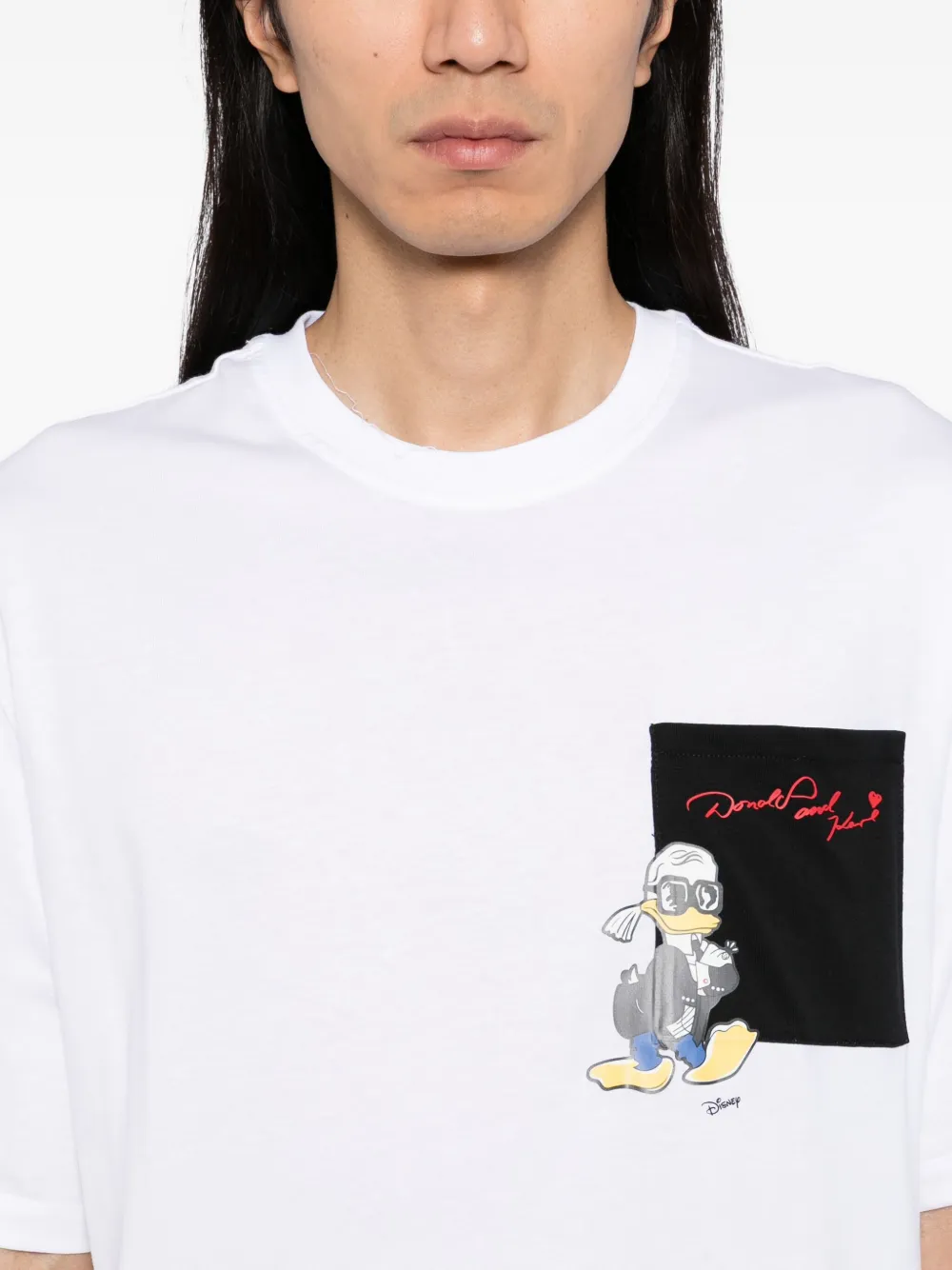 Karl Lagerfeld x Disney T-shirt Wit