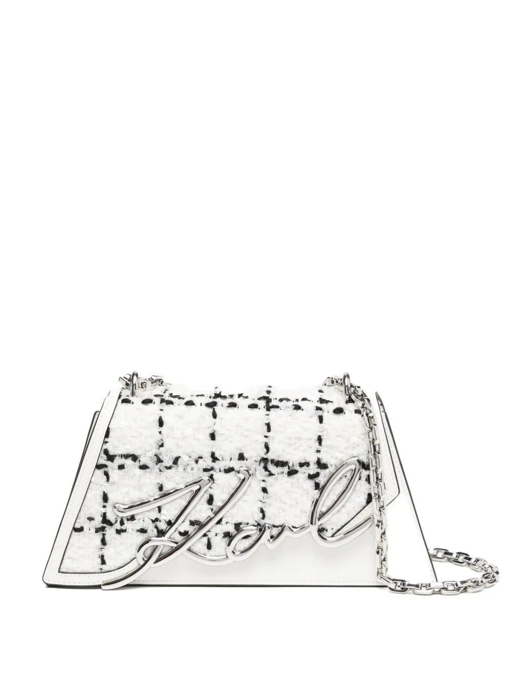 Karl Lagerfeld Crossbodytas met kenmerkende streep Zwart