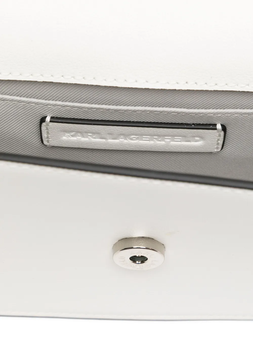 Karl Lagerfeld Crossbodytas met kenmerkende streep Zwart