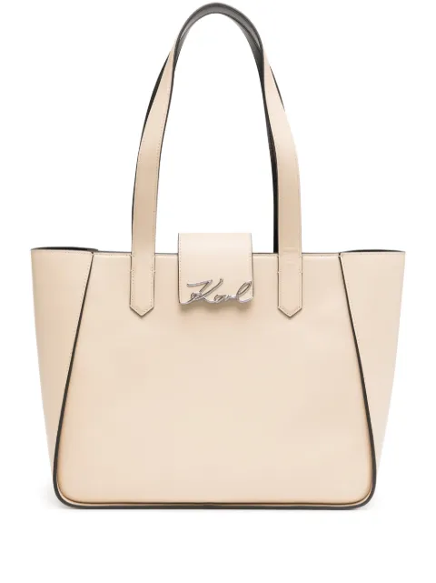 Karl Lagerfeld medium signature tote bag