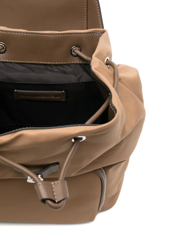 Karl Lagerfeld Signature Backpack | Brown | FARFETCH IL display picture 1