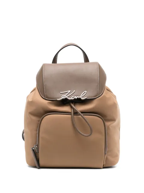 Karl Lagerfeld signature backpack