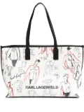 Karl Lagerfeld Kkarl tote bag - White