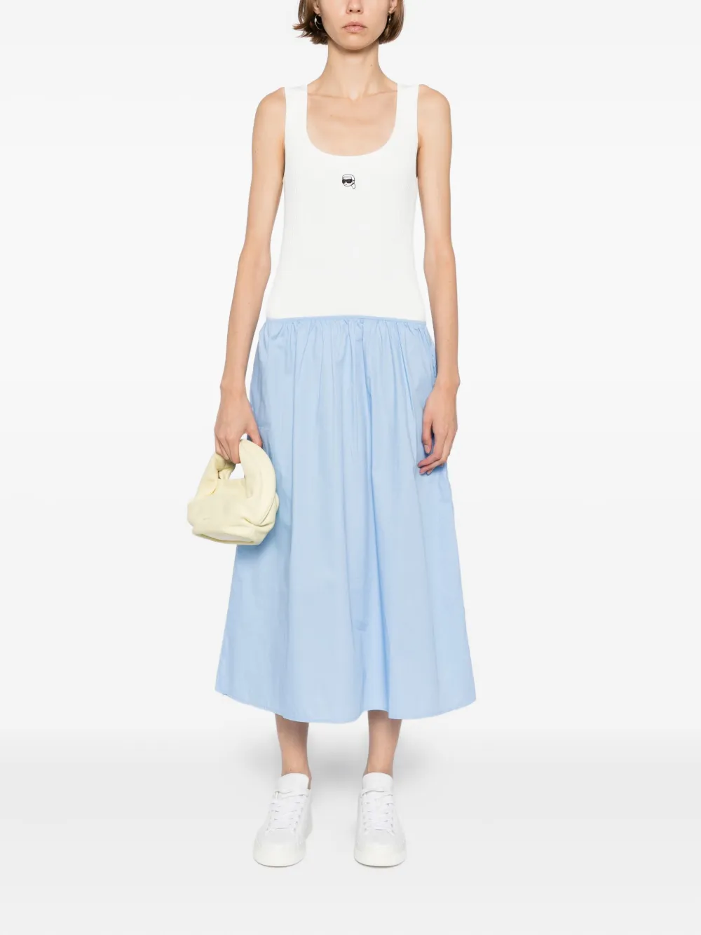Karl Lagerfeld logo-embroidered dress | Day Dresses | Image 2