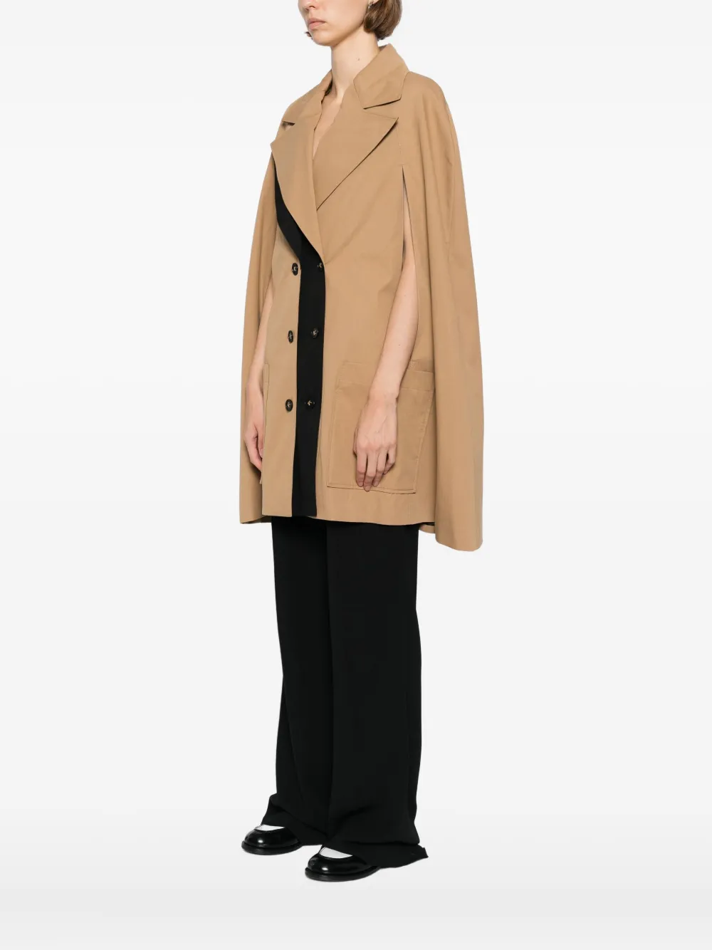 Karl Lagerfeld Trench cape Bruin