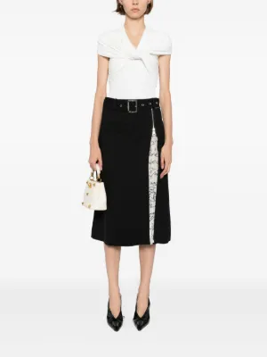 レディース　カールラガーフェルド　コットンスタジャン　7 ロゴ　黒色 FENDI - フェンディ FENDI ウォレットチェーン 斜め掛け