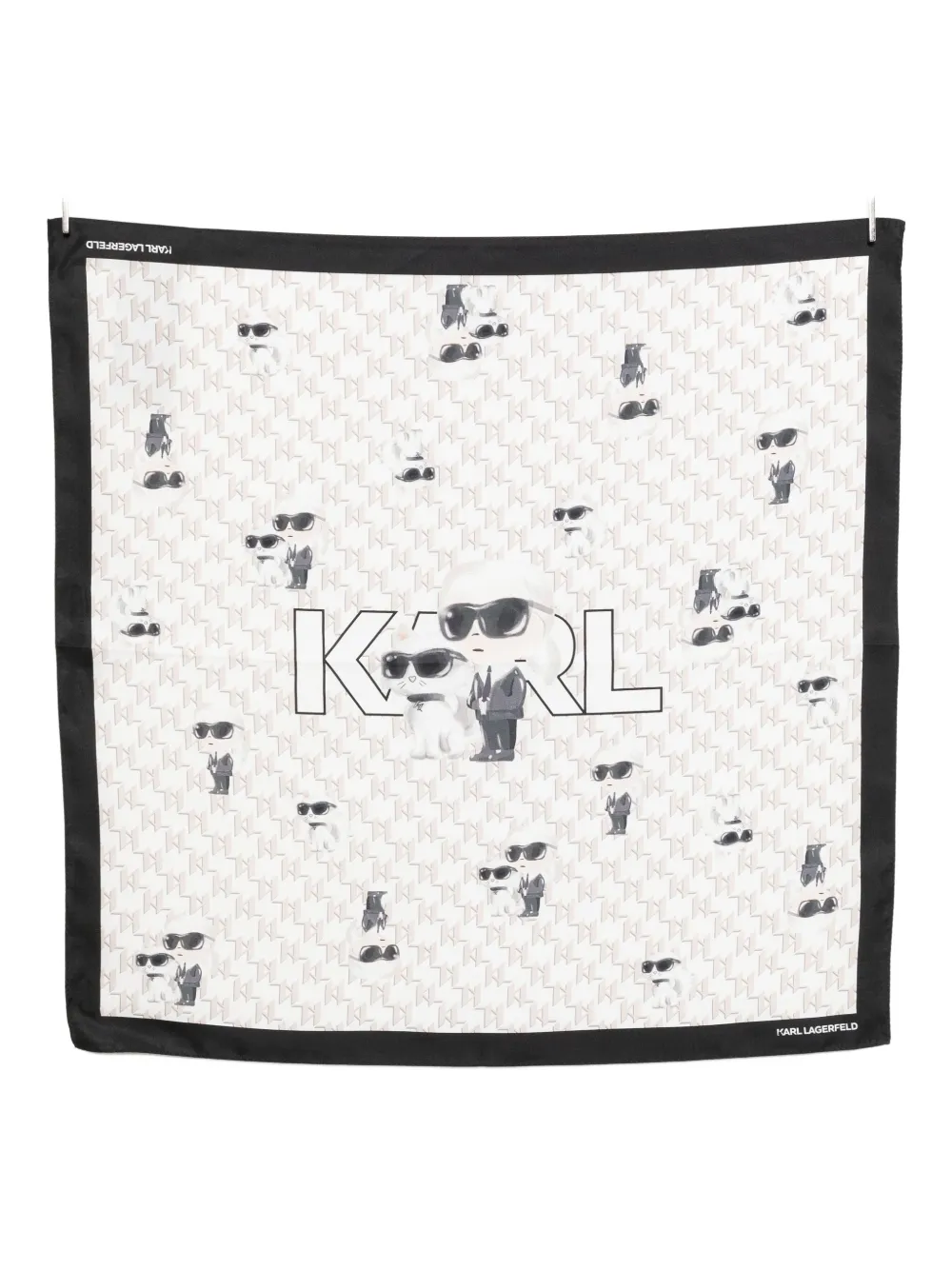 Karl Lagerfeld Ikon sjaal Wit