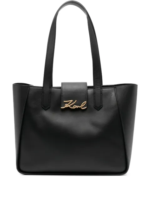 Karl Lagerfeld medium Signature tote bag