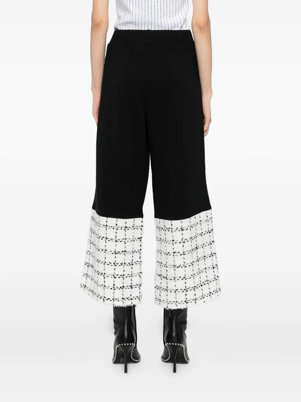 Karl Lagerfeld boucle sweatpants Zwart