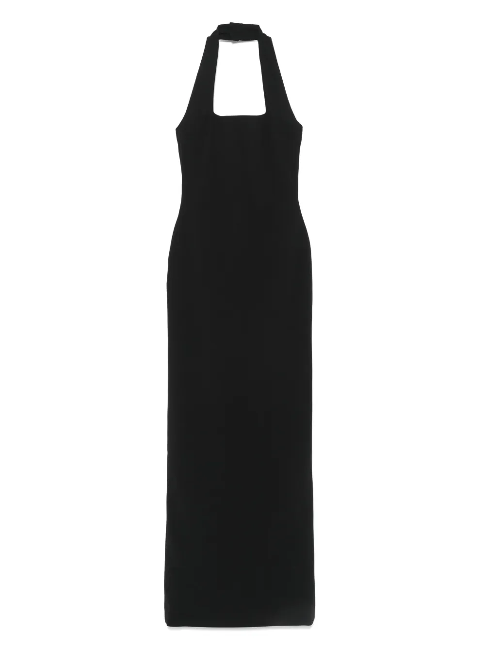 square-neck dress