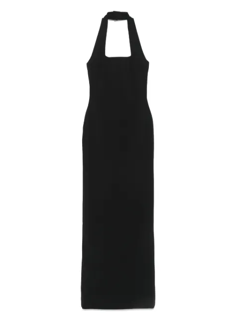 Solace London vestido con cuello cuadrado