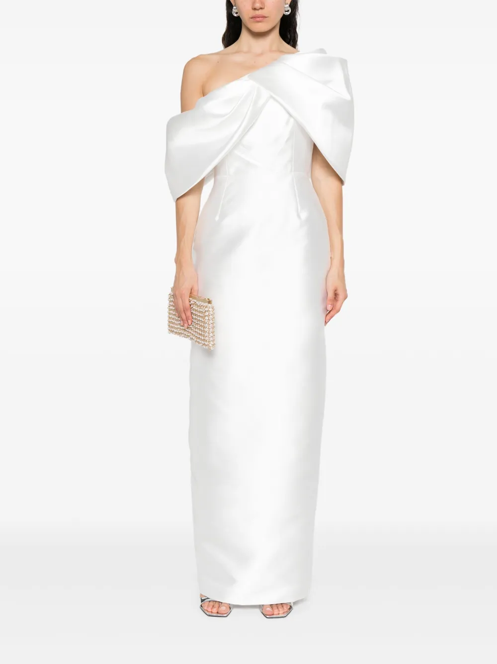 Solace London asymmetric dress - Wit