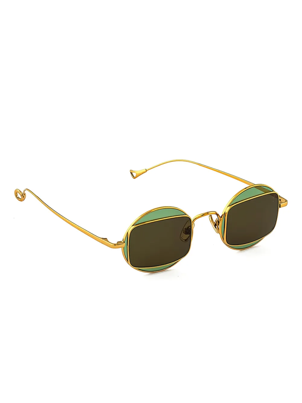 Eyepetizer Smooth round-frame sunglasses Goud