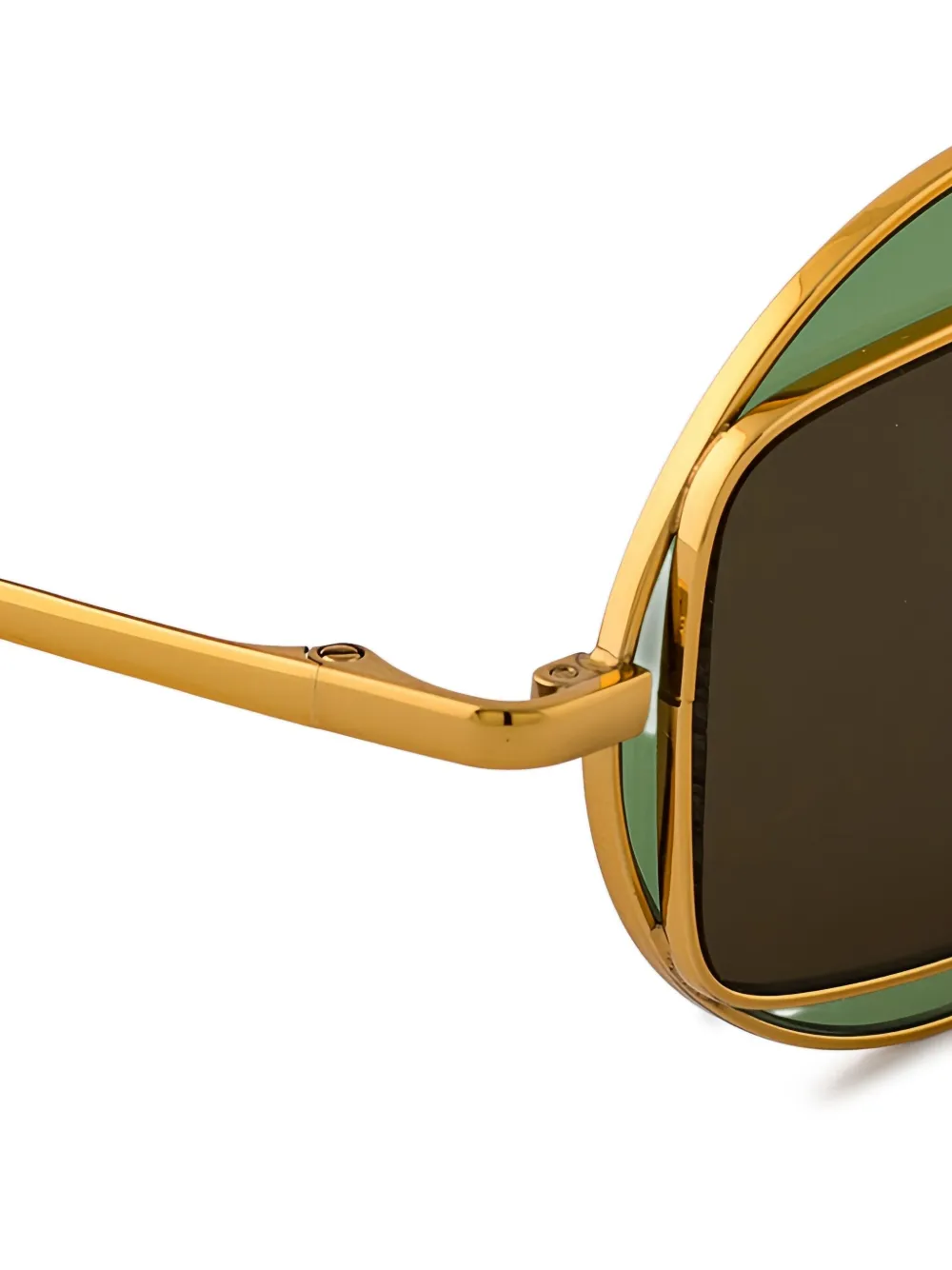 Eyepetizer Smooth round-frame sunglasses Goud