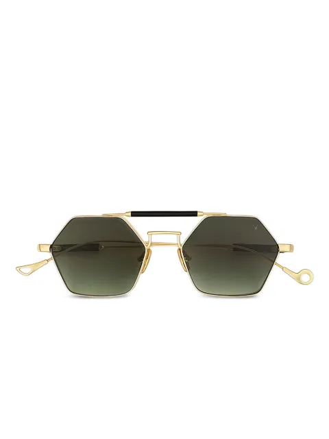 Eyepetizer lentes de sol Havana con armazón geométrica