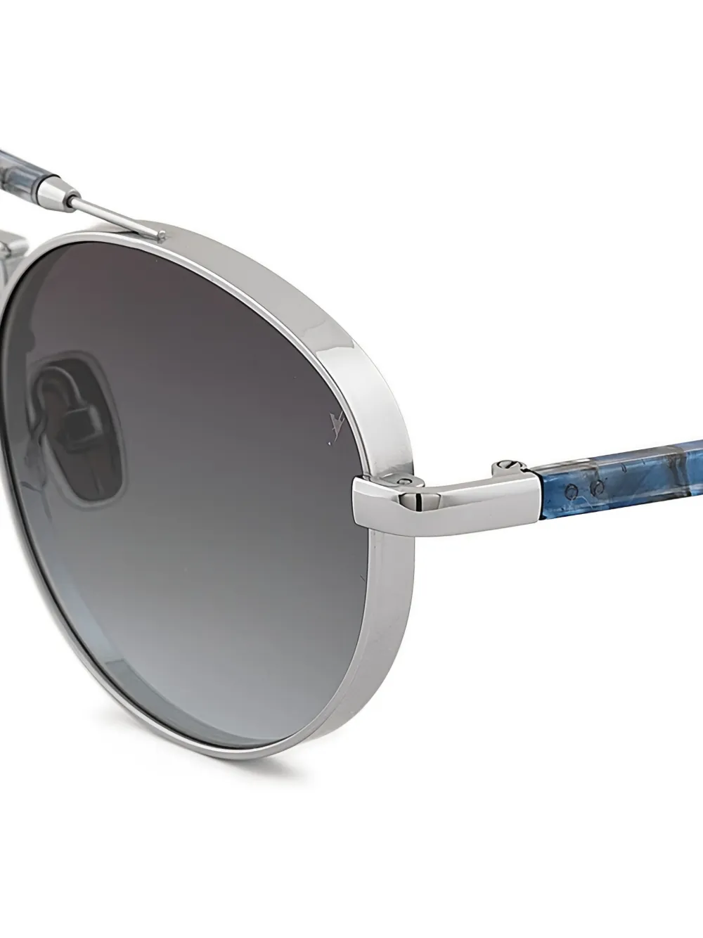 Eyepetizer metal round sunglasses Zilver