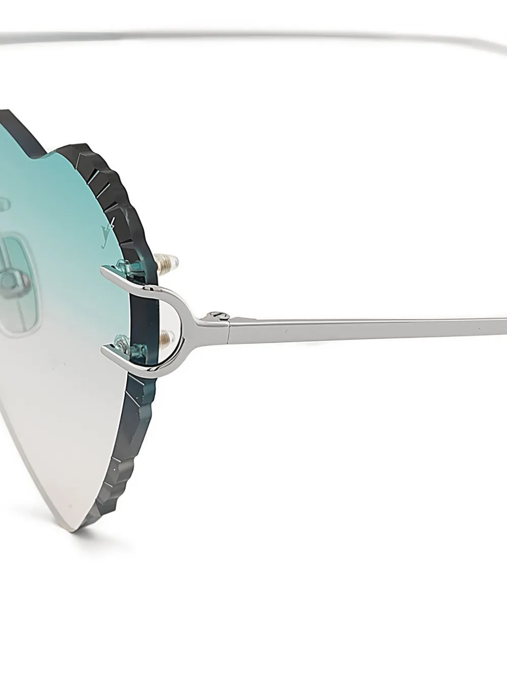 Eyepetizer Acapulco heart-shape sunglasses Zilver
