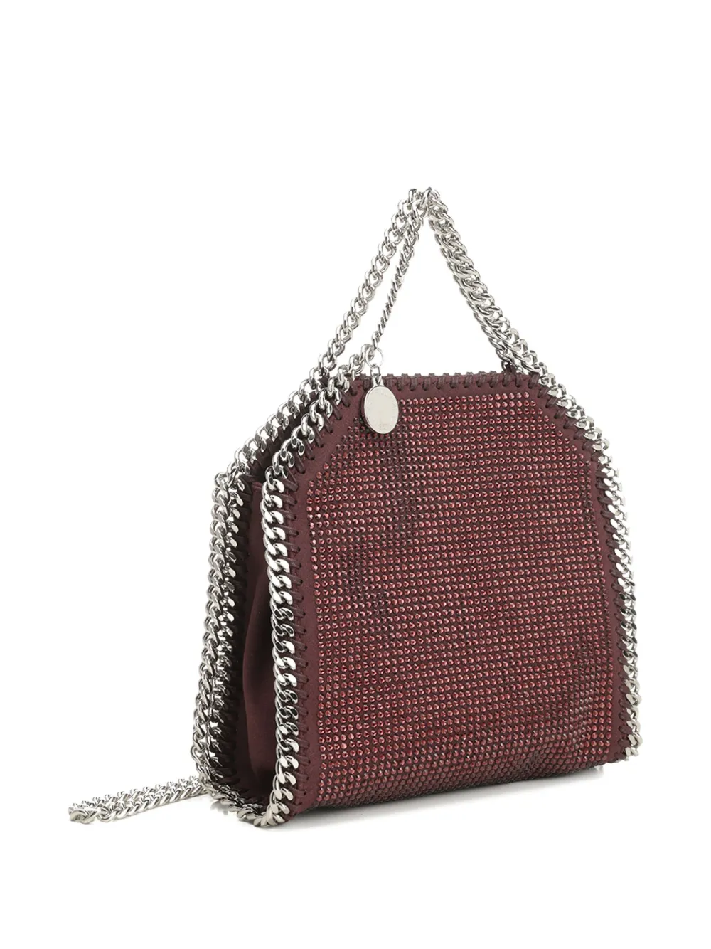 Stella McCartney Falabella shopper verfraaid met stras Rood