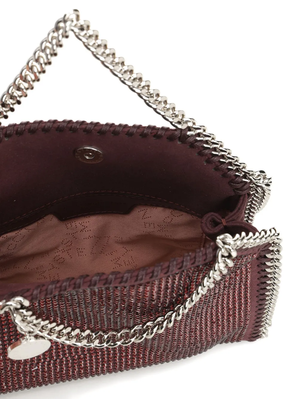 Stella McCartney Falabella shopper verfraaid met stras Rood